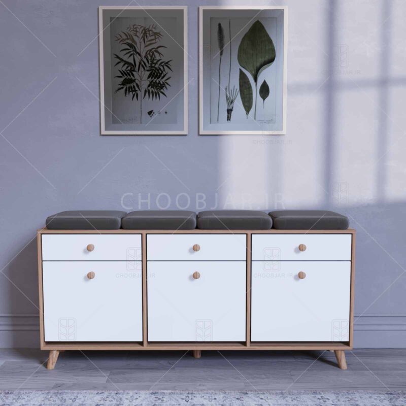 جاکفشی داشبوردی افقی مدرن آپارتمان جاکفشی داشبوردی افقی مدرن آپارتمان