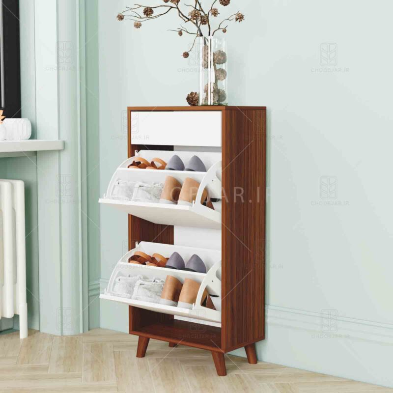 جاکفشی دو درب طرح ایکیا طول 50 جاکفشی دو درب طرح ایکیا طول 50