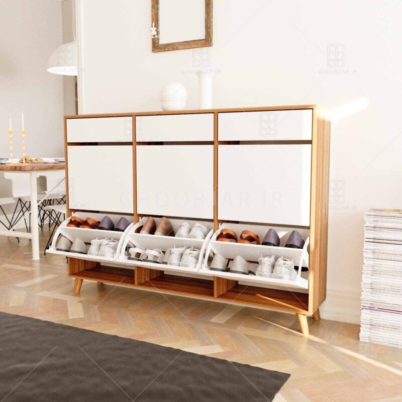 جاکفشی داشبوردی شش درب افقی آپارتمانی جدید جاکفشی داشبوردی شش درب افقی آپارتمانی جدید