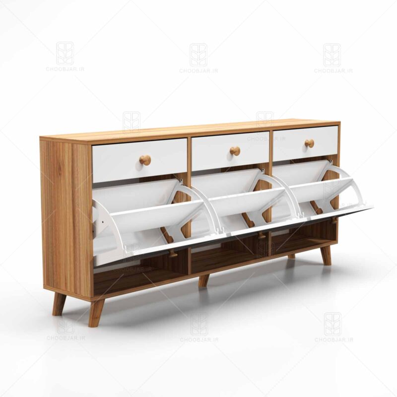 جاکفشی داشبوردی افقی مدرن آپارتمان جاکفشی داشبوردی افقی مدرن آپارتمان