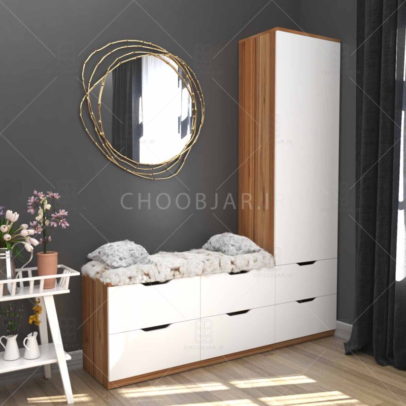 جاکفشی نشیمندار مدرن آپارتمانی جاکفشی نشیمندار مدرن آپارتمانی