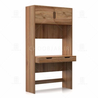 میز تحریر مدرن کشو دار قفسه دار ام دی اف جدید