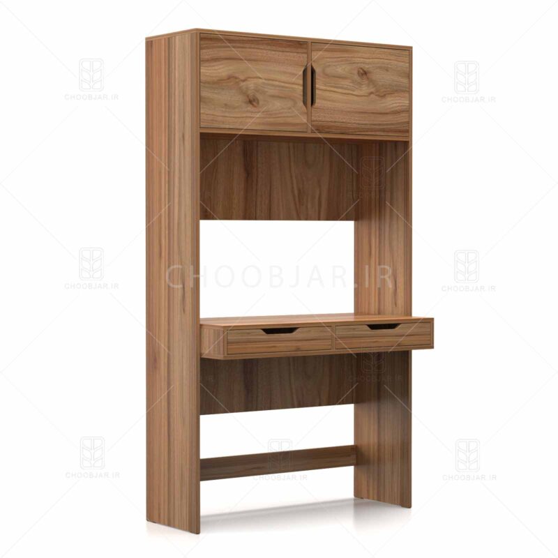 میز تحریر مدرن کشو دار قفسه دار ام دی اف جدید