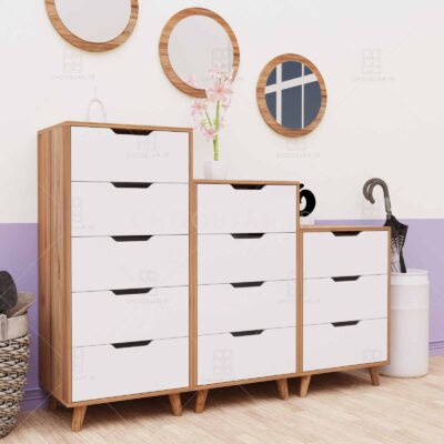 دراور لباس 12 کشو مدرن