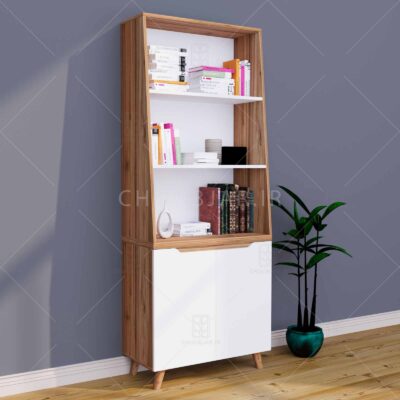 کتابخانه مدرن ام دی اف جدید جادار قفسه دار