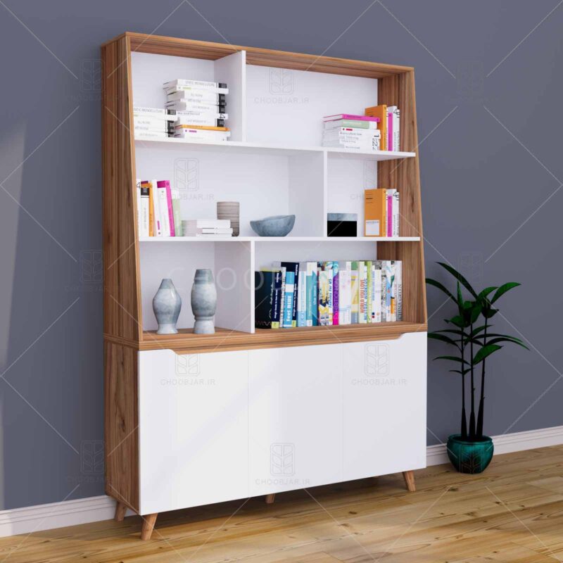 کتابخانه ونیز طول 130 کتابخانه مدرن ام دی اف جادار قفسه دار جدید
