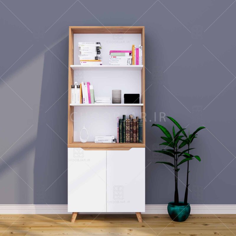 کتابخانه ونیز طول 70 کتابخانه مدرن ام دی اف جدید جادار قفسه دار