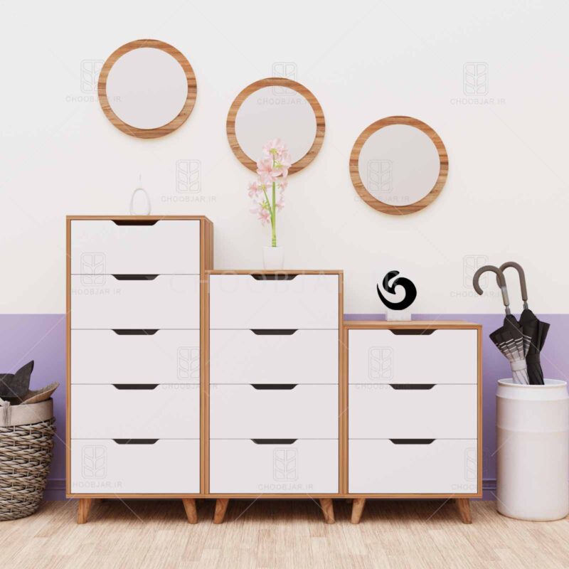 دراور لباس 12 کشو مدرن