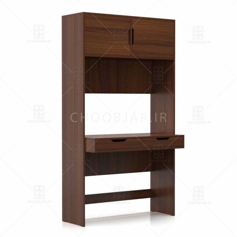 میز تحریر مدرن کشو دار قفسه دار ام دی اف جدید