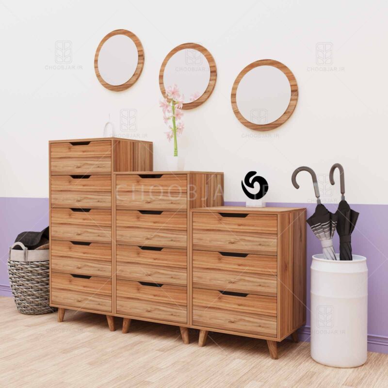 دراور لباس 12 کشو مدرن