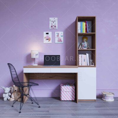 میز تحریر و کتابخانه مدرن ام دی اف جدید