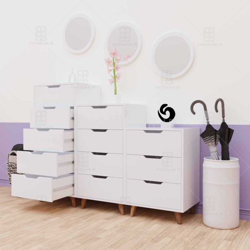 دراور لباس 12 کشو مدرن