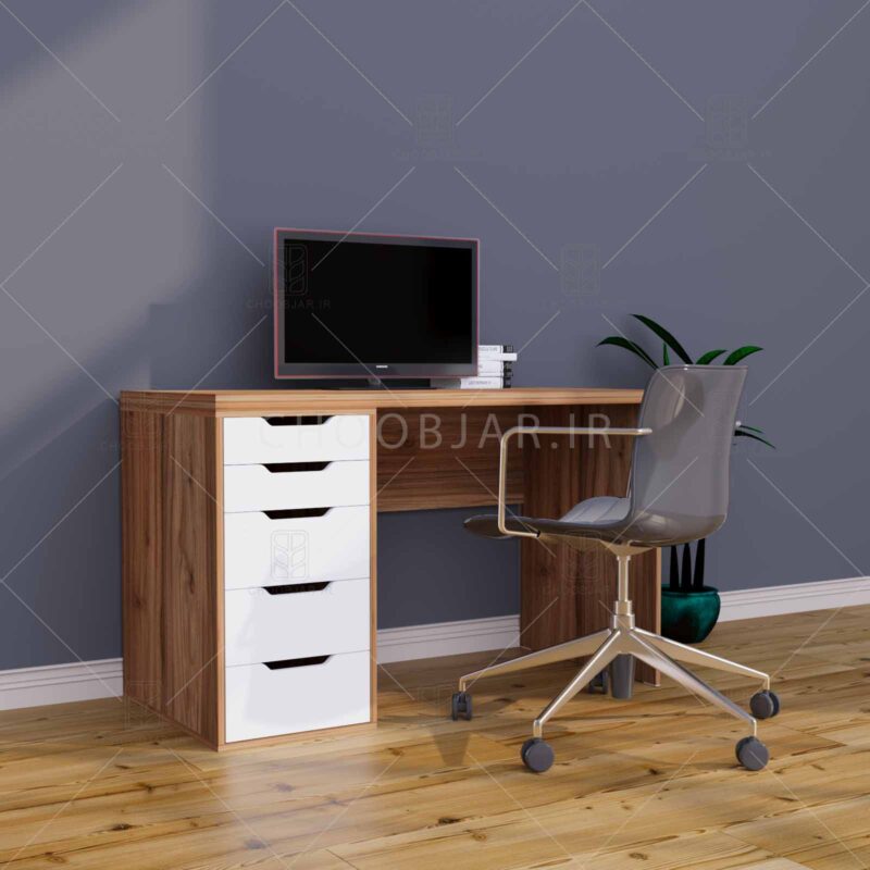 میزتحریر ایکیا پنج کشو - (طول 120) میزتحریر ایکیا پنج کشو - (طول 120)