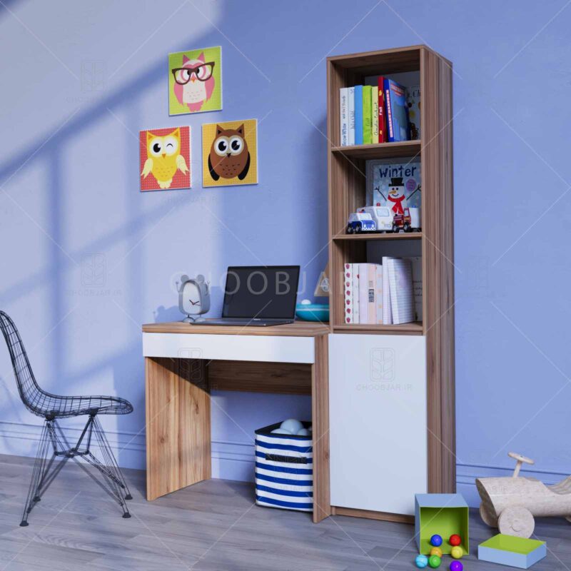 میز تحریر کاریزما طول 80 - کد M01 میز تحریر مدرن ام دی اف کشودار جدید