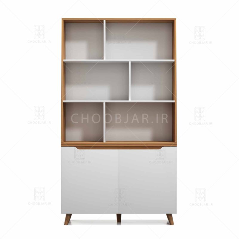 کتابخانه ونیز طول 100 کتابخانه مدرن ام دی اف جادار قفسه دار جدید