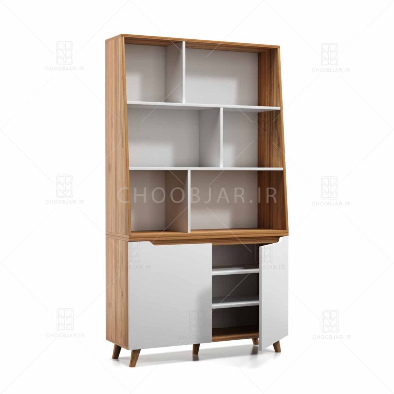 کتابخانه ونیز طول 100 کتابخانه مدرن ام دی اف جادار قفسه دار جدید