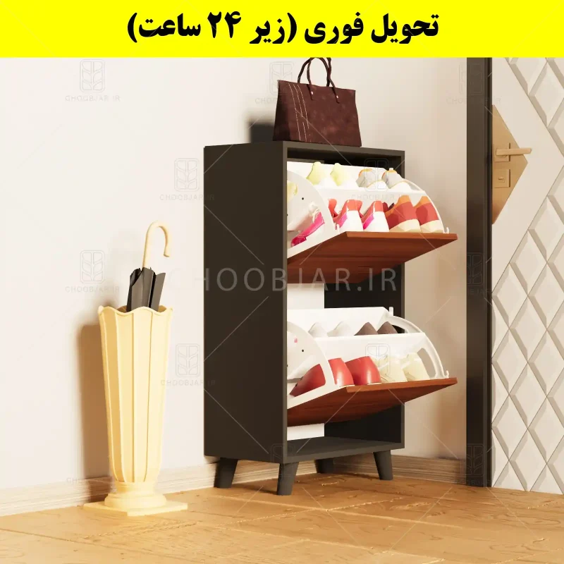 جاکفشی داشبوردی دو درب طرح ایکیا – طول 50 (تحویل فوری) فندوقی نوک مدادی جاکفشی داشبوردی دو درب طرح ایکیا – طول 50 (تحویل فوری) فندوقی نوک مدادی