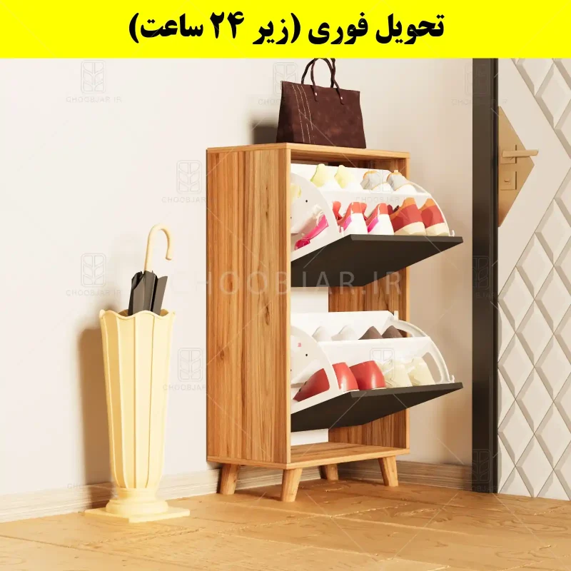 جاکفشی داشبوردی دو درب طرح ایکیا – طول 50 (تحویل فوری) نوک مدادی گردویی جاکفشی داشبوردی دو درب طرح ایکیا – طول 50 (تحویل فوری) نوک مدادی گردویی