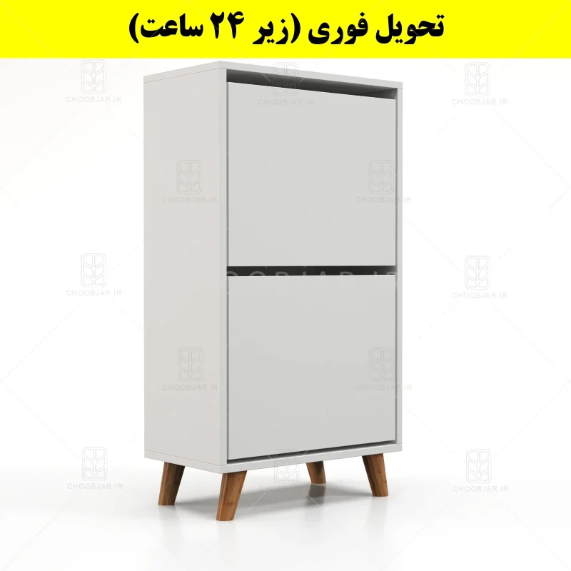 جاکفشی داشبوردی دو درب طرح ایکیا – طول 50 (تحویل فوری) سفید جاکفشی داشبوردی دو درب طرح ایکیا – طول 50 (تحویل فوری) سفید