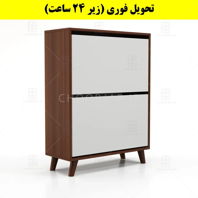 جاکفشی داشبوردی دو درب طرح ایکیا – طول 70 (تحویل فوری) سفید فندوقی جاکفشی داشبوردی دو درب طرح ایکیا – طول 70 (تحویل فوری) سفید فندوقی