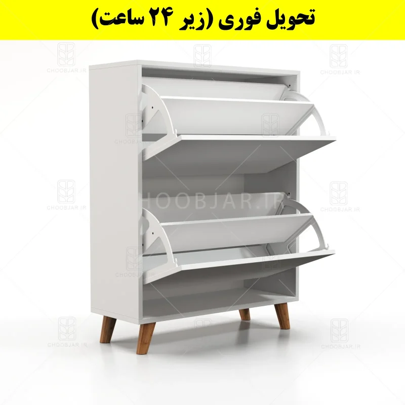 جاکفشی داشبوردی دو درب طرح ایکیا – طول 70 (تحویل فوری) سفید جاکفشی داشبوردی دو درب طرح ایکیا – طول 70 (تحویل فوری) سفید