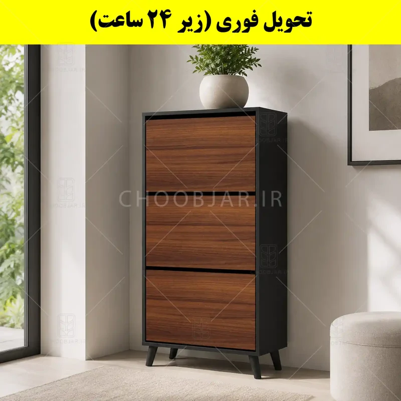جاکفشی داشبوردی سه درب طرح ایکیا – طول 70 (تحویل فوری) سفید طوسی جاکفشی داشبوردی سه درب طرح ایکیا – طول 70 (تحویل فوری) سفید طوسی