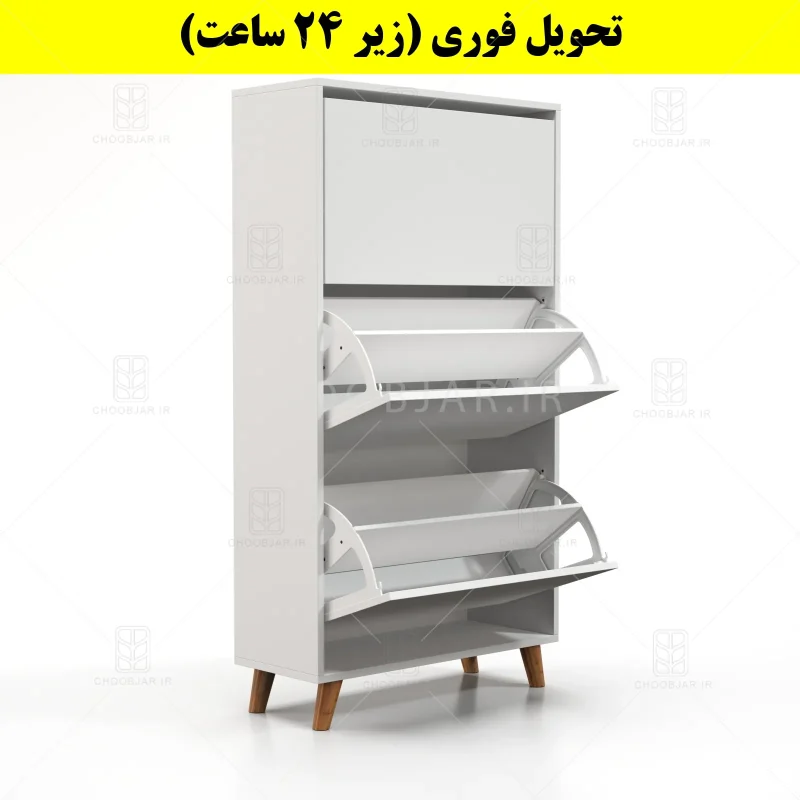 جاکفشی داشبوردی سه درب طرح ایکیا – طول 70 (تحویل فوری) سفید جاکفشی داشبوردی سه درب طرح ایکیا – طول 70 (تحویل فوری) سفید