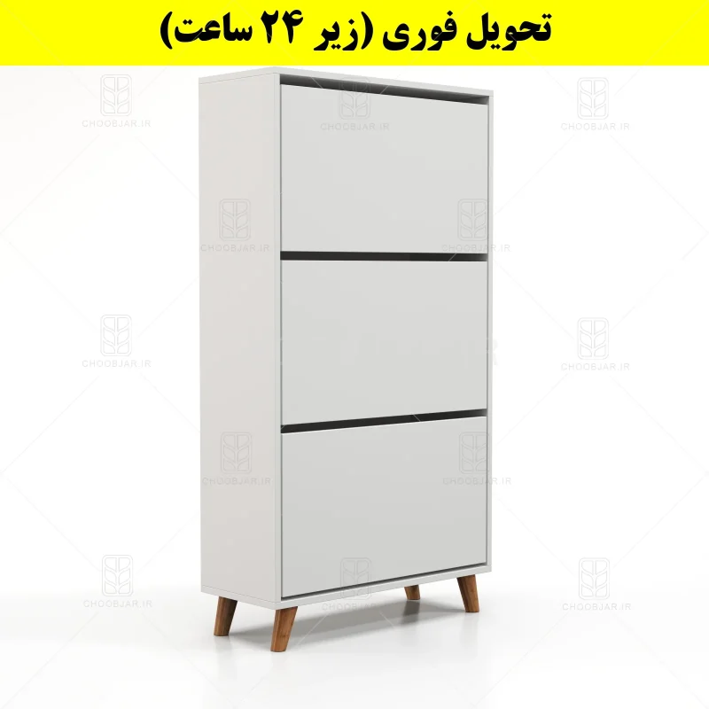 جاکفشی داشبوردی سه درب طرح ایکیا – طول 70 (تحویل فوری) سفید جاکفشی داشبوردی سه درب طرح ایکیا – طول 70 (تحویل فوری) سفید