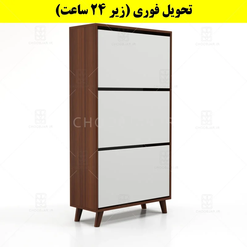 جاکفشی داشبوردی سه درب طرح ایکیا – طول 70 (تحویل فوری) سفید فندوقی جاکفشی داشبوردی سه درب طرح ایکیا – طول 70 (تحویل فوری) سفید فندوقی