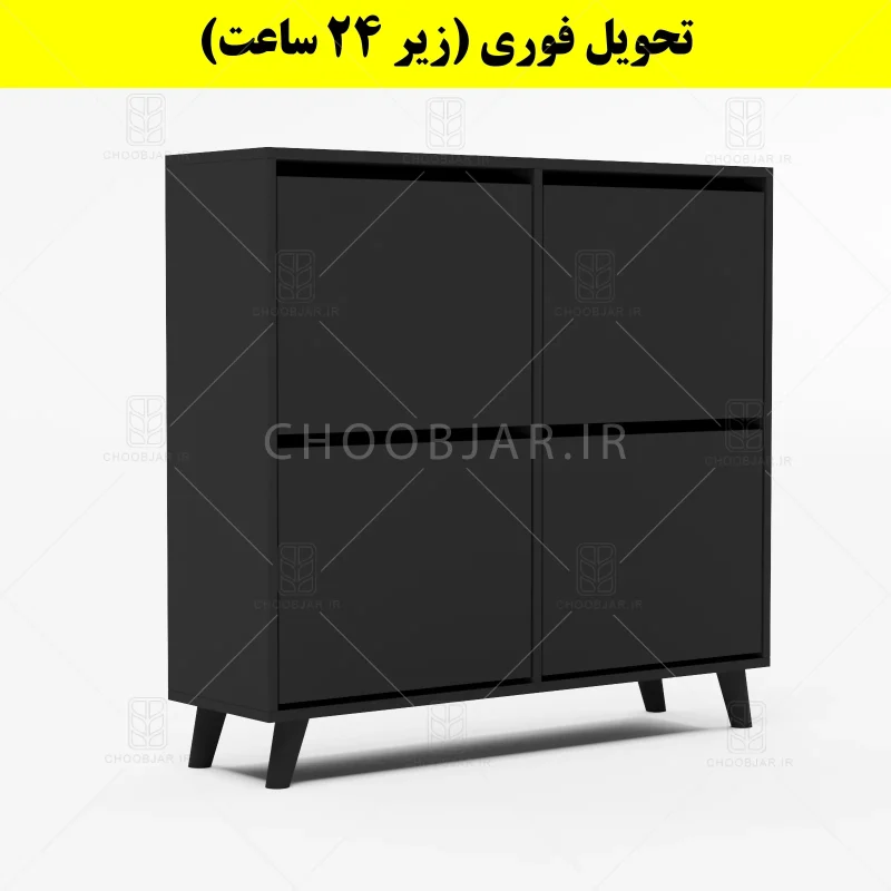 جاکفشی داشبوردی چهار درب طرح ایکیا – طول 100 (تحویل فوری) نوک مدادی
