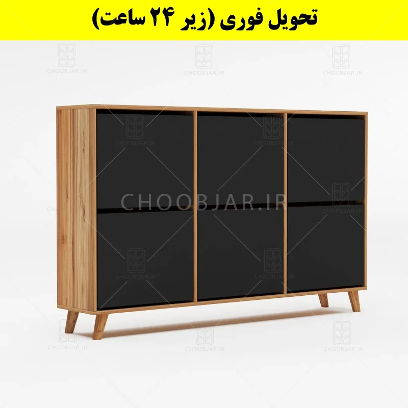 جاکفشی داشبوردی شش درب طرح ایکیا – طول 150 (تحویل فوری) نوک مدادی گردویی جاکفشی داشبوردی شش درب طرح ایکیا – طول 150 (تحویل فوری) نوک مدادی گردویی