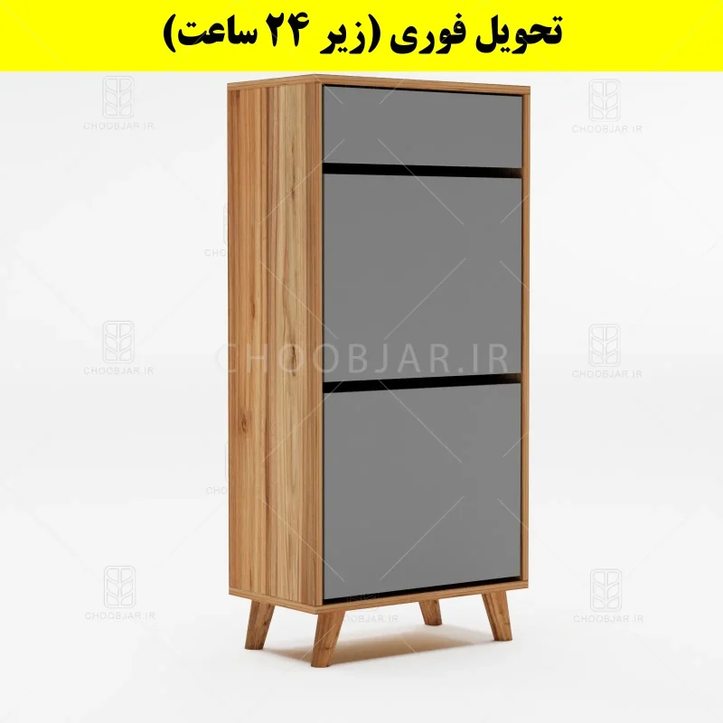 جاکفشی داشبوردی دو درب کشودار طرح ایکیا – طول 50 (تحویل فوری) طوسی گردویی جاکفشی داشبوردی دو درب کشودار طرح ایکیا – طول 50 (تحویل فوری) طوسی گردویی