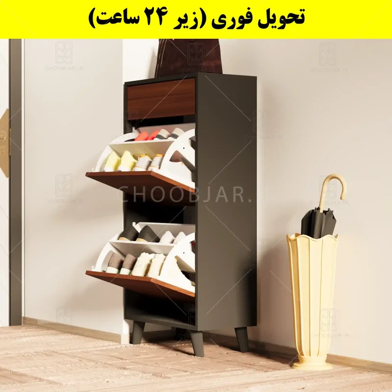 جاکفشی داشبوردی دو درب کشودار طرح ایکیا – طول 50 (تحویل فوری) فندوقی نوک مدادی جاکفشی داشبوردی دو درب کشودار طرح ایکیا – طول 50 (تحویل فوری) فندوقی نوک مدادی