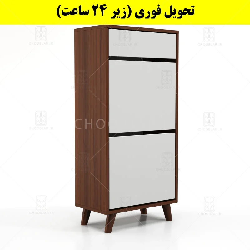 جاکفشی داشبوردی دو درب کشودار طرح ایکیا – طول 50 (تحویل فوری) سفید فندوقی جاکفشی داشبوردی دو درب کشودار طرح ایکیا – طول 50 (تحویل فوری) سفید فندوقی