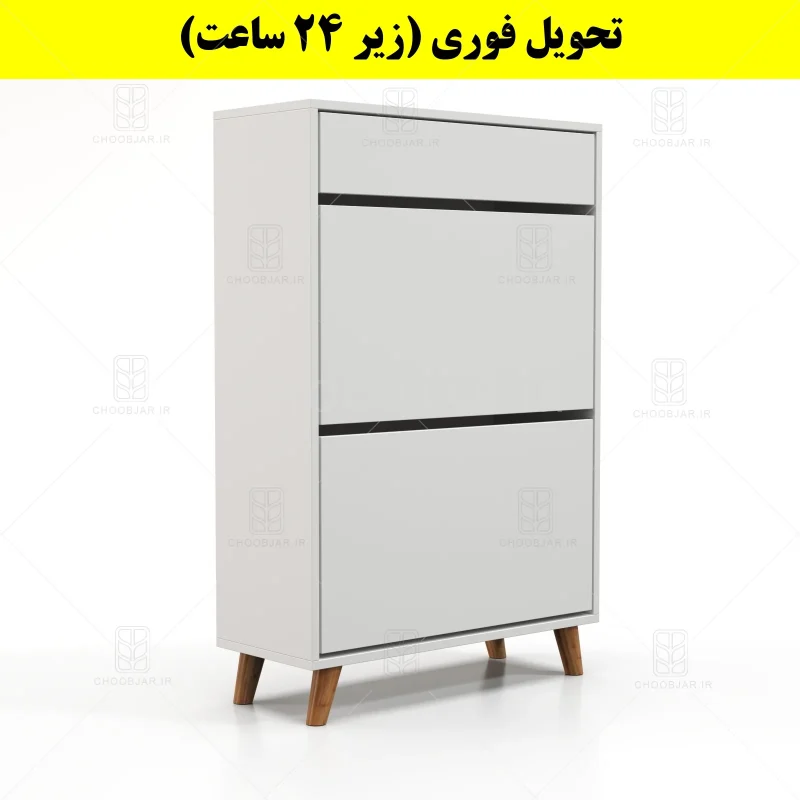 جاکفشی داشبوردی دو درب کشودار طرح ایکیا – طول 70 (تحویل فوری) سفید جاکفشی داشبوردی دو درب کشودار طرح ایکیا – طول 70 (تحویل فوری) سفید