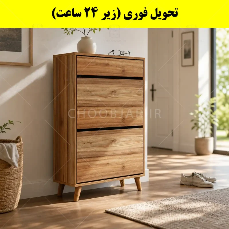 جاکفشی داشبوردی دو درب کشودار طرح ایکیا – طول 70 (تحویل فوری) گردویی جاکفشی داشبوردی دو درب کشودار طرح ایکیا – طول 70 (تحویل فوری) گردویی