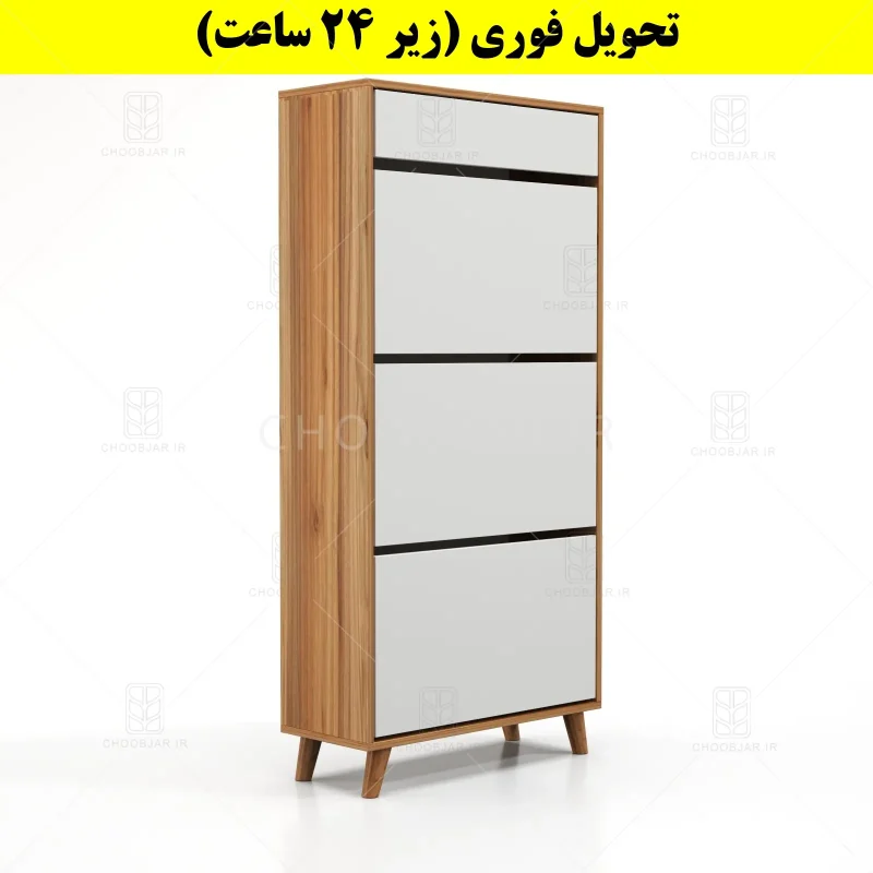 جاکفشی داشبوردی سه درب کشودار طرح ایکیا – طول 70 (تحویل فوری) سفید گردویی جاکفشی داشبوردی سه درب کشودار طرح ایکیا – طول 70 (تحویل فوری) سفید گردویی