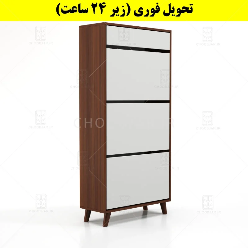 جاکفشی داشبوردی سه درب کشودار طرح ایکیا – طول 70 (تحویل فوری) سفید فندوقی جاکفشی داشبوردی سه درب کشودار طرح ایکیا – طول 70 (تحویل فوری) سفید فندوقی