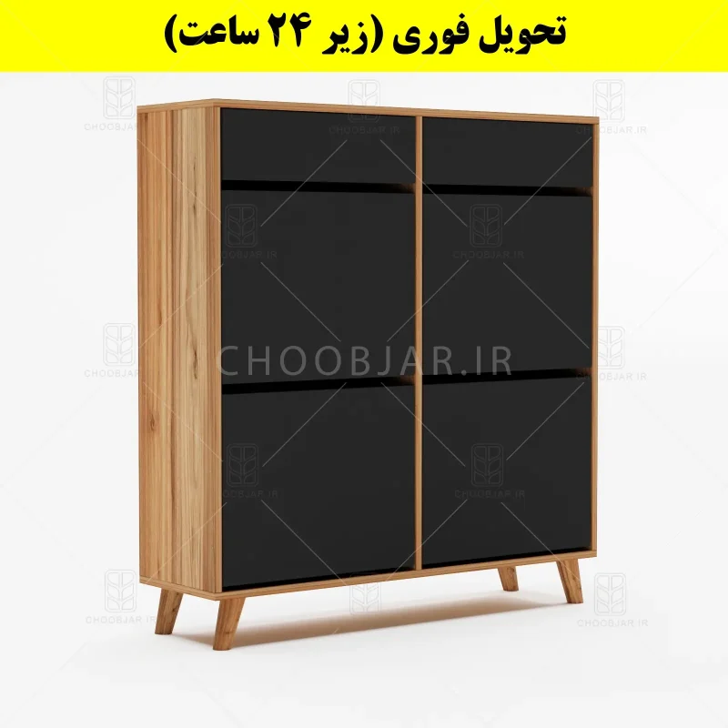 جاکفشی داشبوردی چهار درب کشودار طرح ایکیا – طول 100 (تحویل فوری) نوک مدادی گردویی جاکفشی داشبوردی چهار درب کشودار طرح ایکیا – طول 100 (تحویل فوری) نوک مدادی گردویی