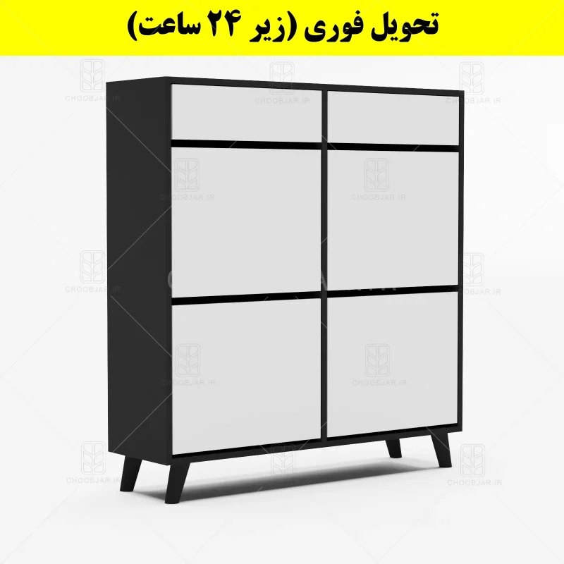 جاکفشی داشبوردی چهار درب کشودار طرح ایکیا – طول 100 (تحویل فوری) سفید نوک مدادی جاکفشی داشبوردی چهار درب کشودار طرح ایکیا – طول 100 (تحویل فوری) سفید نوک مدادی