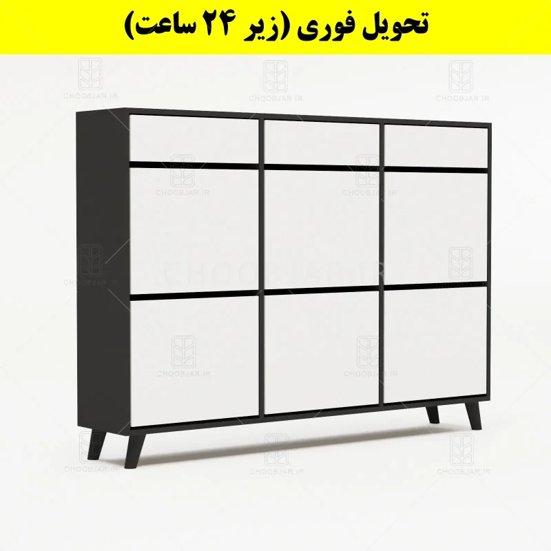 جاکفشی داشبوردی شش درب کشودار طرح ایکیا – طول 150 (تحویل فوری) سفید نوک مدادی جاکفشی داشبوردی شش درب کشودار طرح ایکیا – طول 150 (تحویل فوری) سفید نوک مدادی