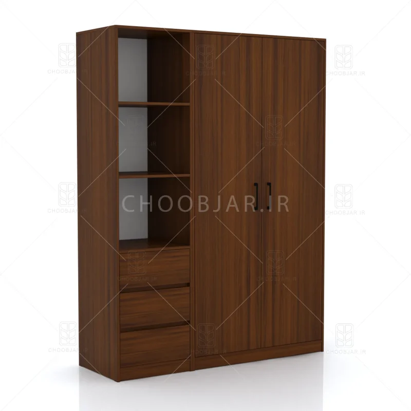 کمد طول 150 کالکشن پازلی ماکان کد 104 فندوقی