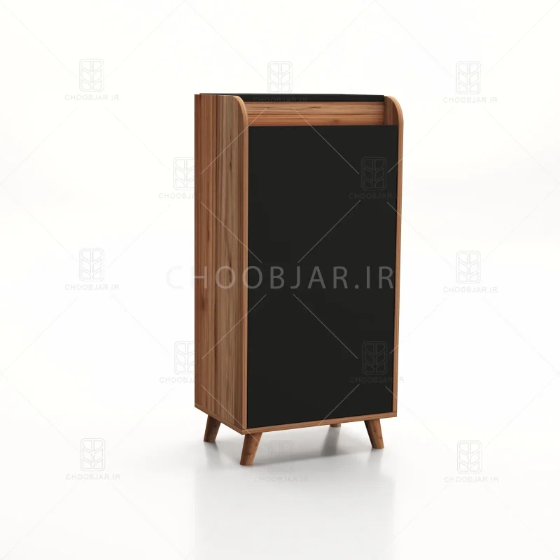 جاکفشی کنسولی آریا کد 100 مشکی گردویی