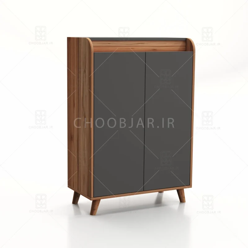 جاکفشی کنسولی آریا کد 101 نوک مدادی گردویی