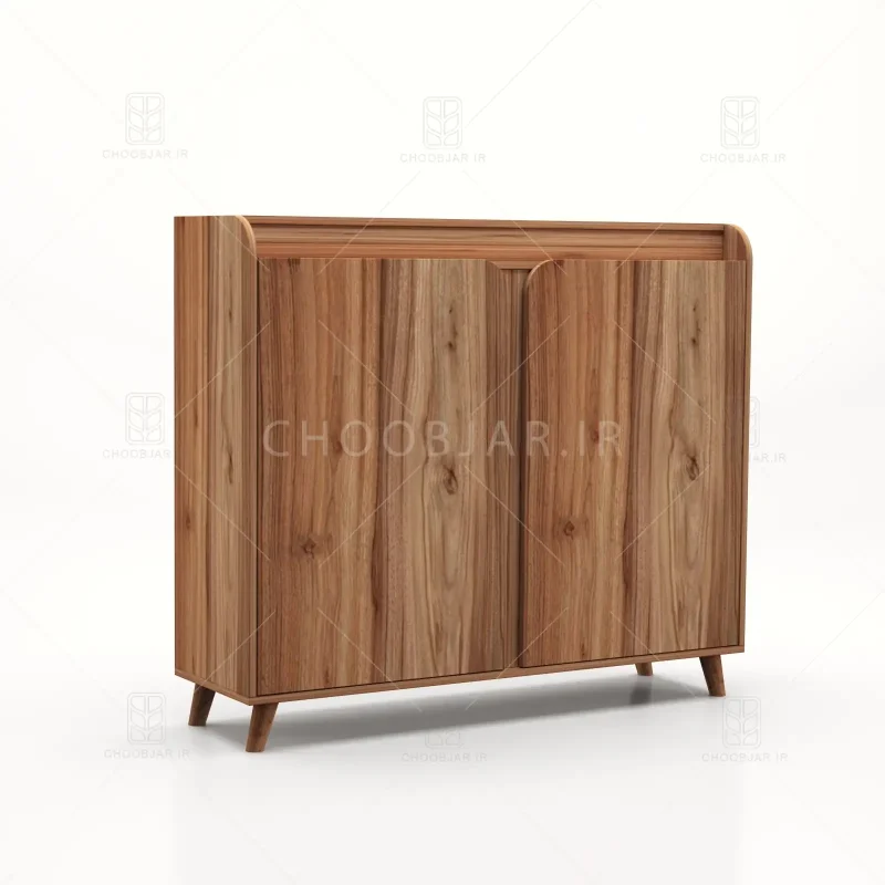 جاکفشی کنسولی آریا کد 103 گردویی