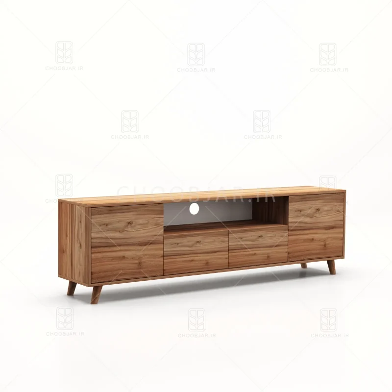 میز تلویزیون کد 104 گردویی