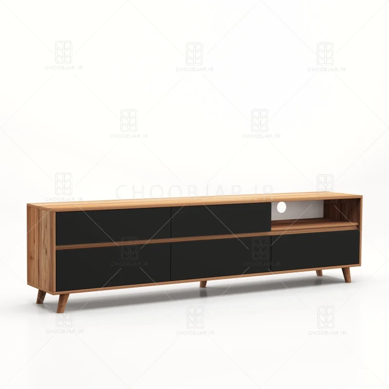 میز تلویزیون کد 108 مشکی گردویی میز تلویزیون کد 108 مشکی گردویی