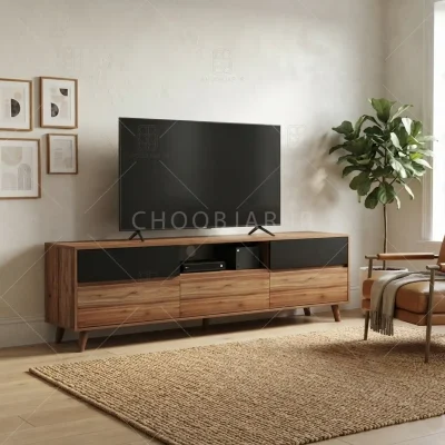 میز تلویزیون کد 112 گردویی