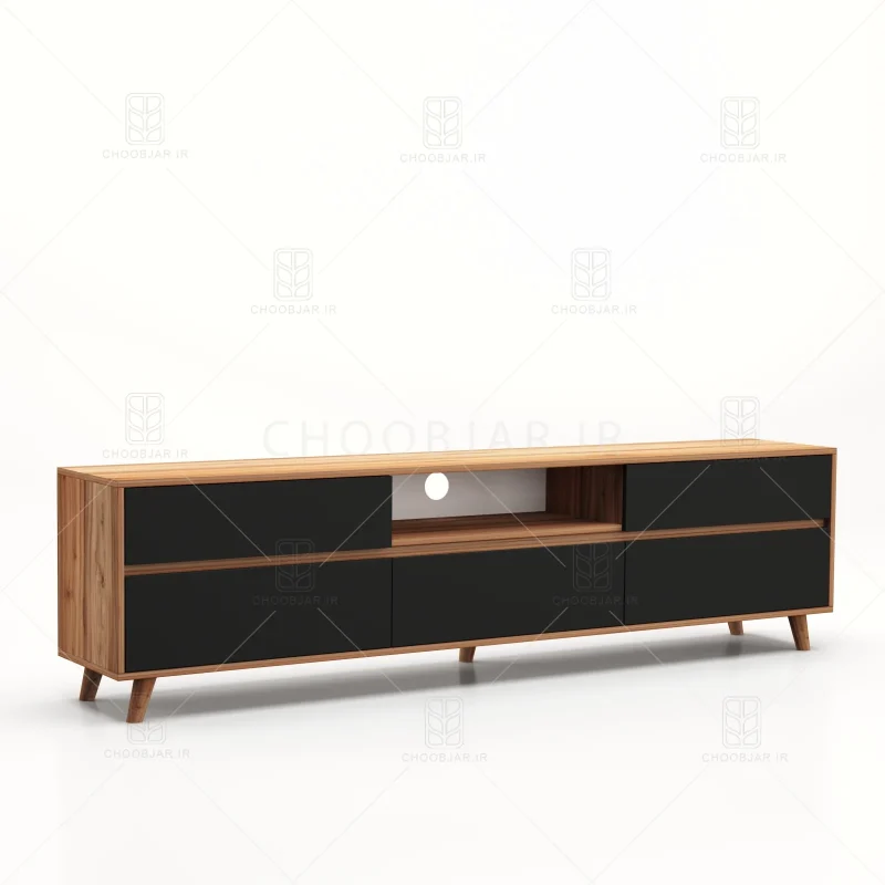 میز تلویزیون کد 113 مشکی گردویی میز تلویزیون کد 113 مشکی گردویی