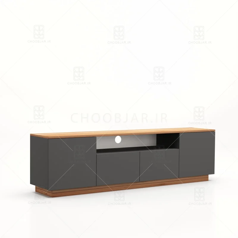 میز تلویزیون کد 117 نوک مدادی گردویی